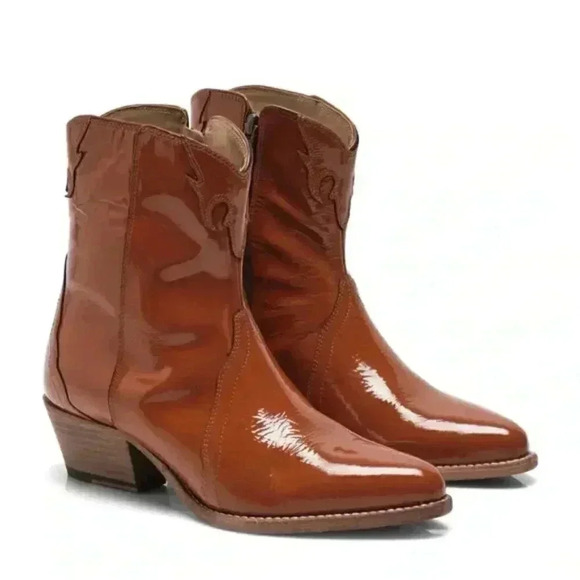 New Free People Frontier Western Boot Size 37 1/2 - Picture 3 of 9